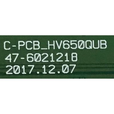 KIT DE TARJETAS SHARP / MAIN 241103A / RSAG7.820.8252/ROH / 241102A / FUENTE 239778 / HLL-5465WC / RSAG7.820.7911/ROH / T-CON 44-9771460O / HV650QUBF90 / C-PCB-HV650QUB / PANEL HD650S1U71-L1\S0\GM\ROH / MODELO LC-65Q7370U - Imagen 5